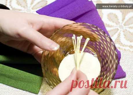Красивые цветы из бумаги гофре — Рукоделие