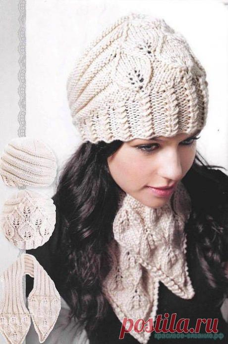 Красивое вязание | Шапки, Шарфы, Палантины, Снуды