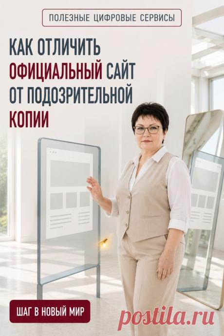 Знакомый логотип ещё не означает, что сайт официальный. Перед вводом пароля, кода или других важных данных проверьте адрес сайта, название компании, ошибки на странице и неожиданные окна. Особенно насторожитесь, если вас внезапно просят сообщить пароль или код. Если что-то вызывает сомнение, не вводите данные — сначала дополнительно проверьте сайт. Сохраните пин: сначала проверить — потом вводить данные.