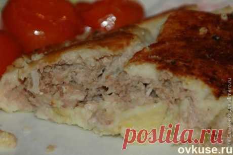 КАРТОФЕЛЬНЫЙ РУЛЕТ С КАПУСТНО-МЯСНОЙ НАЧИНКОЙ - Простые рецепты Овкусе.ру