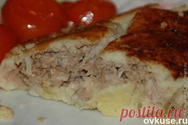 КАРТОФЕЛЬНЫЙ РУЛЕТ С КАПУСТНО-МЯСНОЙ НАЧИНКОЙ - Простые рецепты Овкусе.ру