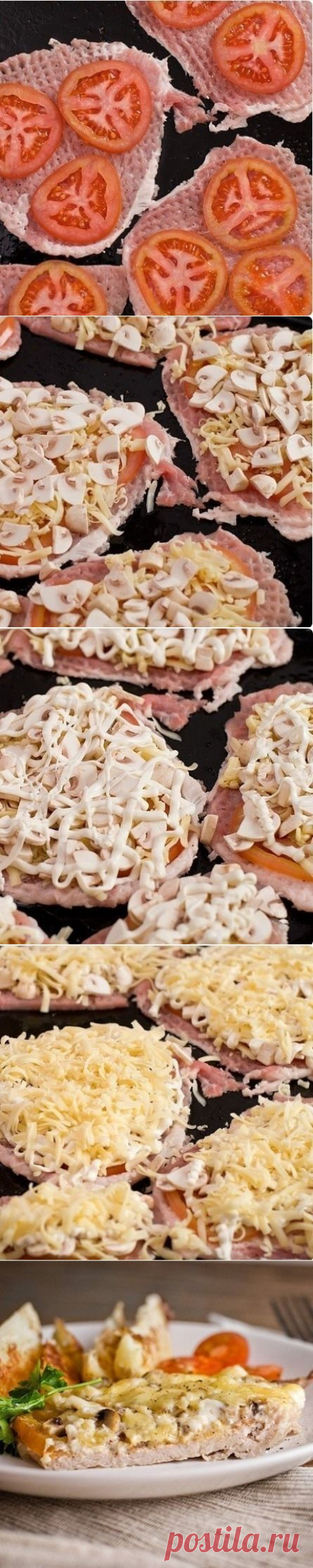 Как приготовить мясо по-купечески с грибами - рецепт, ингридиенты и фотографии
