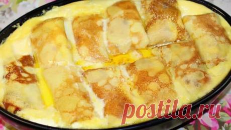 Блинчики в сладкой заливке. Любимые блинчики с нежнейшей начинкой • Сияние Жизни