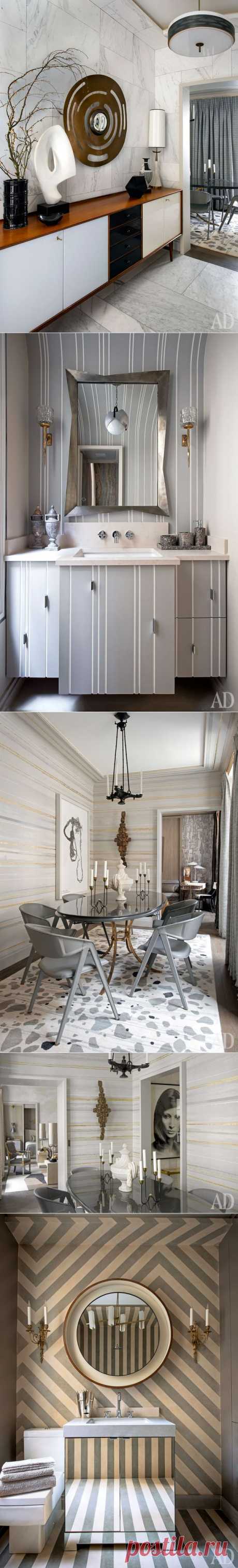 Парижские апартаменты в стиле &quot;неоклассицизмом с элементами футуризма&quot;