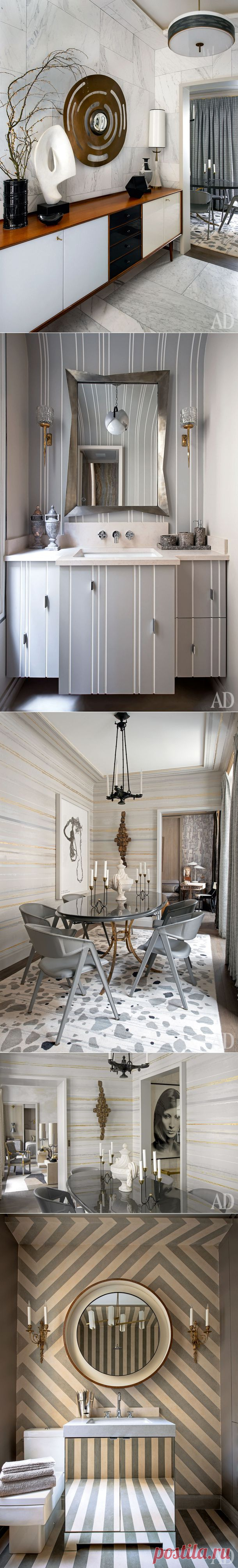 Парижские апартаменты в стиле "неоклассицизмом с элементами футуризма"