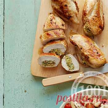 Рецепт рулета из куриного филе с овощами - Рулет