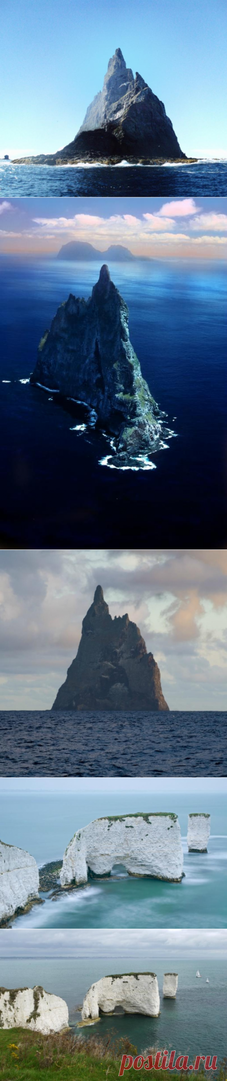 Самые фотогеничные морские скалы.