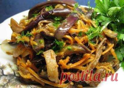 Баклажаны по-корейски - Простые рецепты Овкусе.ру