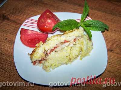 Рисовая запеканка со скумбрией. Рецепт с фото / Готовим.РУ