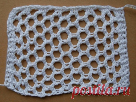 Сетка спицами