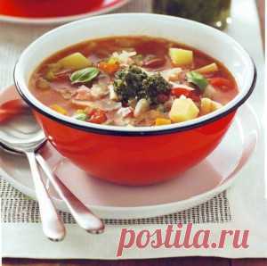 Постные супы/Овощной суп с песто,Тыквенный суп,Луковый суп,Картофельный суп с луком- пореем и крутонами-  я варю не только во время православных постов,но и когда хочу порадовать своих домочадцев.Постные супы вкусные и полезные блюда.