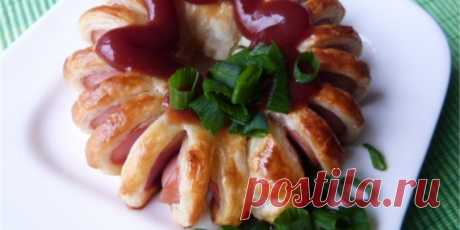Колбаски в тесте / Пироги и пирожки / TVCook: пошаговые рецепты с фото