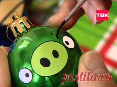 Ёлочные игрушки «Angry Birds» | Страна Мастеров