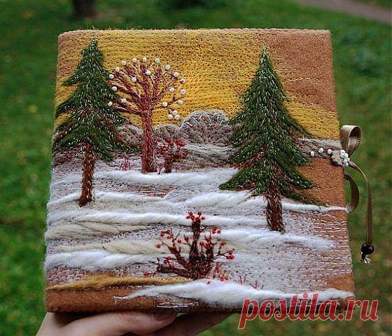 ПЕЙЗАЖ ИЗ НИТОК