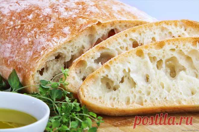 Рецепт чиабатты в духовке