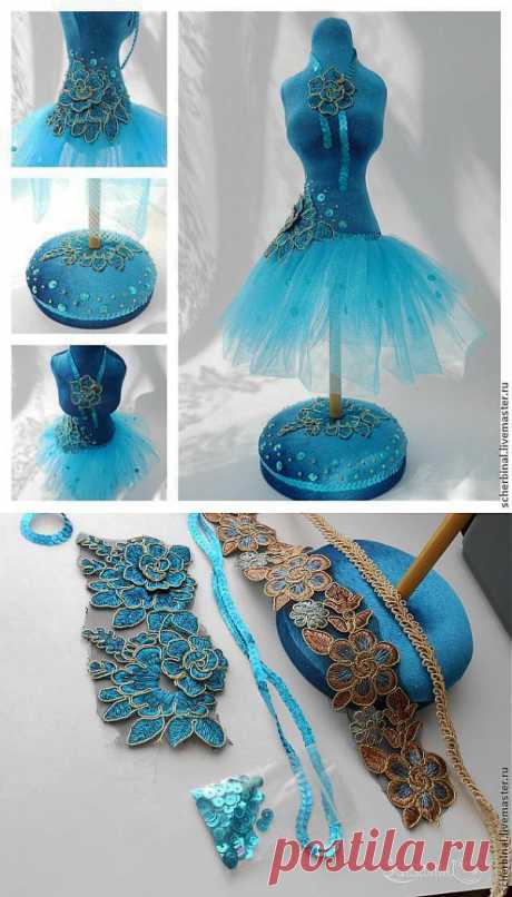Игольница-манекен. Мастер-класс - Ярмарка Мастеров - ручная работа, handmade