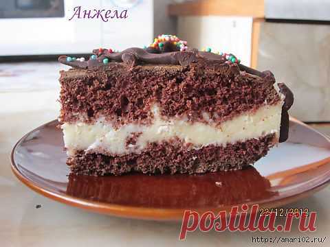 ЗЕФИРНО-ШОКОЛАДНЫЙ ТОРТ.