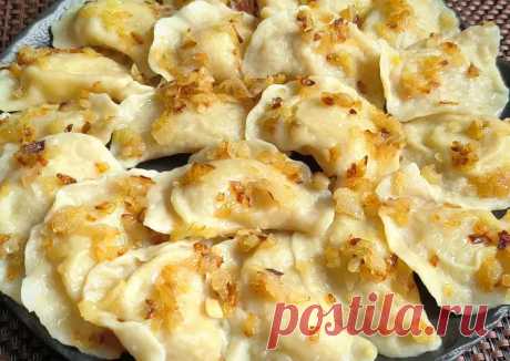 Вареники с картошкой - покроковий рецепт з фото. Автор рецепта Recepti_ot_Yulii . - Cookpad