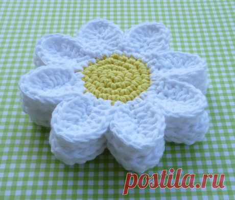 Daisy Coasters - Free Pattern
