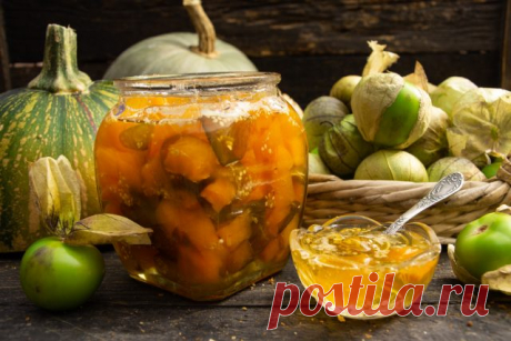 Золотистое варенье из тыквы с физалисом. Пошаговый рецепт с фото — Ботаничка.ru