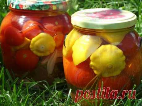 Маринованные патиссоны на зиму - рецепты заготовок с фото / Простые рецепты