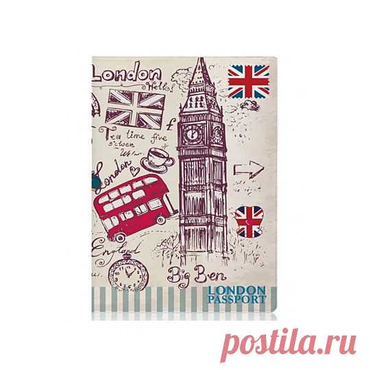 Обложка для паспорта Miusli 'Vintage' - London
