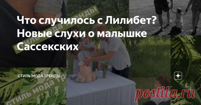 Что случилось с Лилибет? Новые слухи о малышке Сассекских Сразу скажу, что возникла эта версия после странного судебного слушания в Лос-Анджелесе, где всплыло имя… нет,не Лилибет. А Дианы. Малышку, рожденную в Калифорнии, примерно в тоже время, что и Лилибет у Меган и Гарри, назвали… Мария Диана Маунтбаттен-Виндзор. Да.   Любопытствующие стали искать по архивам. Должна предупредить, что это лишь отголоски трагедии с возможностью родить самой герцогиней, которая, по некотор...