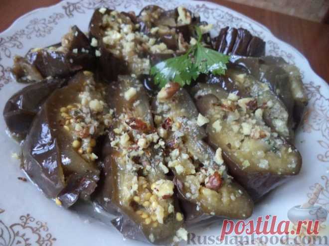 Рецепт: Баклажаны, маринованные по-грузински на RussianFood.com