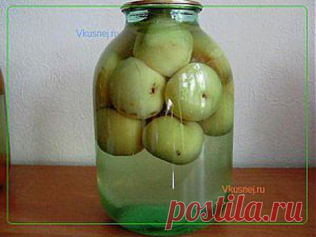 Консервированные яблоки - | Рецепты вкусно
