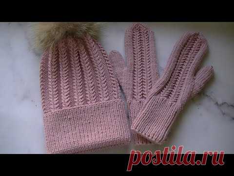 ВЯЖЕМ САМЫЕ КРАСИВЫЕ ВАРЕЖКИ УЗОРОМ   