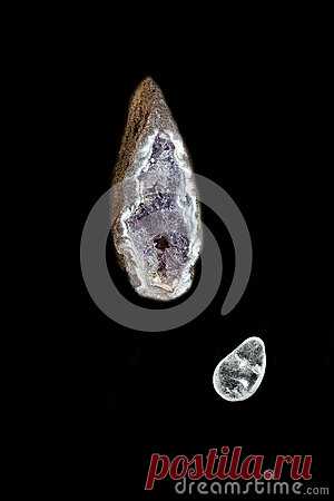 Chalcedony Ghost And Topaz Stock Photo - Image: 88480060