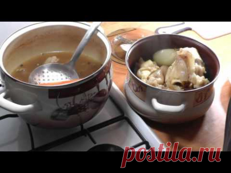 Холодец (студень) говяжий. Просто, вкусно, недорого.