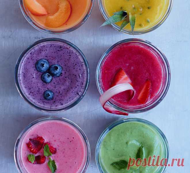 20 рецептов вкуснейших и полезнейших смузи