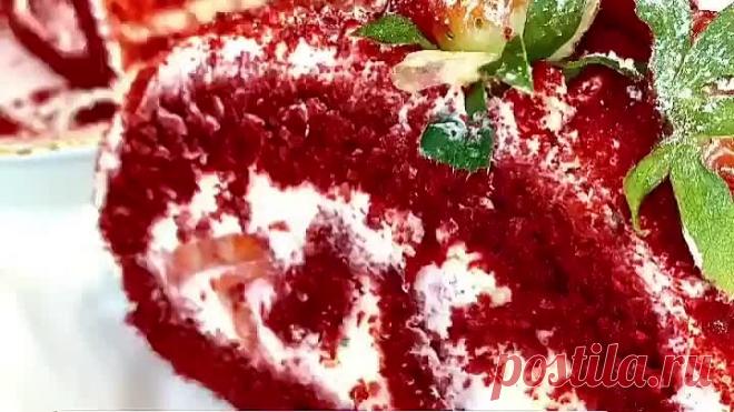 Рулет «красный бархат»