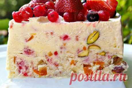 Семифредо с цукатами и фисташками — Домашний уют