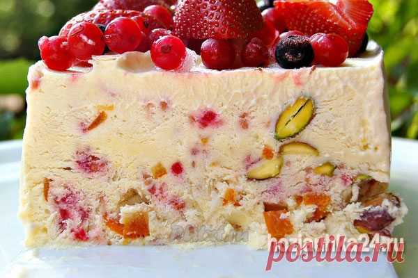 Семифредо с цукатами и фисташками — Домашний уют