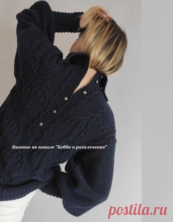 Свитер, связанный спицами, по схеме из книги Норы Гоан | ХОББИ (вязание спицами) и другие РАЗВЛЕЧЕНИЯ | Дзен