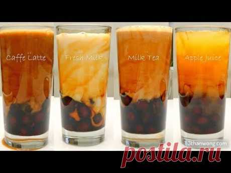 Easy Homemade Boba Pearls | Tapioca Pearls from scratch! 如何自做黑糖珍珠奶!