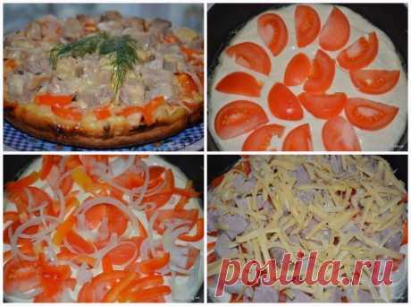 ПИЦЦА «БЫСТРЕЕ НЕ БЫВАЕТ» НА СКОВОРОДЕ | Самые вкусные кулинарные рецепты