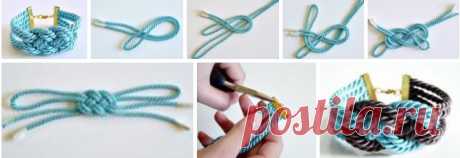 Плетение красивого браслета — Сделай сам, идеи для творчества - DIY Ideas