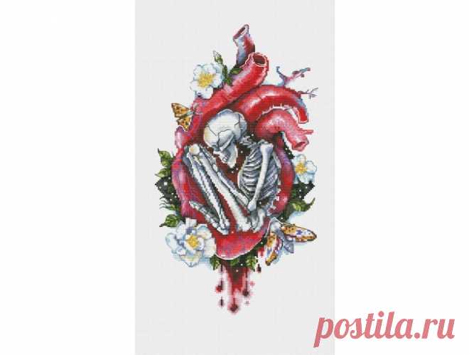 Pregnant Heart Cross Stitch Pattern, code AO-482 Alisa Okneas | Buy online on Mybobbin.com