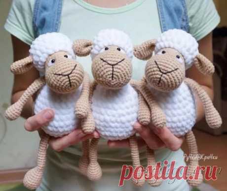 Вязаные игрушки спицами и крючком для ваших детишек!