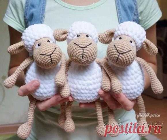 Вязаные игрушки спицами и крючком для ваших детишек!