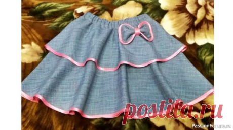 Двухслойная юбка-полусолнце на девочку. Видео МК | Швейная мастерская Шьем своими руками двухслойную юбку-полусолнце на девочку от раскроя до готового изделия быстро
Автор мастер класса канал Домик мастера