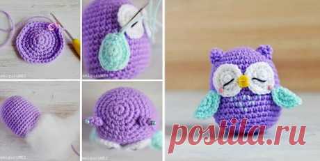 Очаровательные совы, вязаные крючком — Сделай сам, идеи для творчества - DIY Ideas