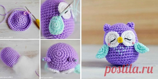 Очаровательные совы, вязаные крючком — Сделай сам, идеи для творчества - DIY Ideas