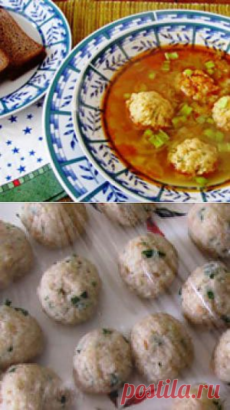 Суп с рыбными фрикадельками и чесноком - рецепты с фото