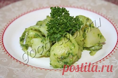 Хорошая кухня - теплый картофельный салат по-американски. Кулинарная книга рецептов. Салаты, выпечка. А в какой стране это?
В Америке
