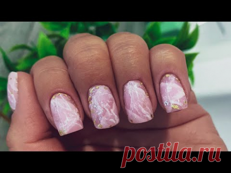 Как сделать МРАМОРНЫЙ маникюр, текстуры на ногтях | Marble Nails | Nails Tutorial