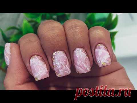 Как сделать МРАМОРНЫЙ маникюр, текстуры на ногтях | Marble Nails | Nails Tutorial